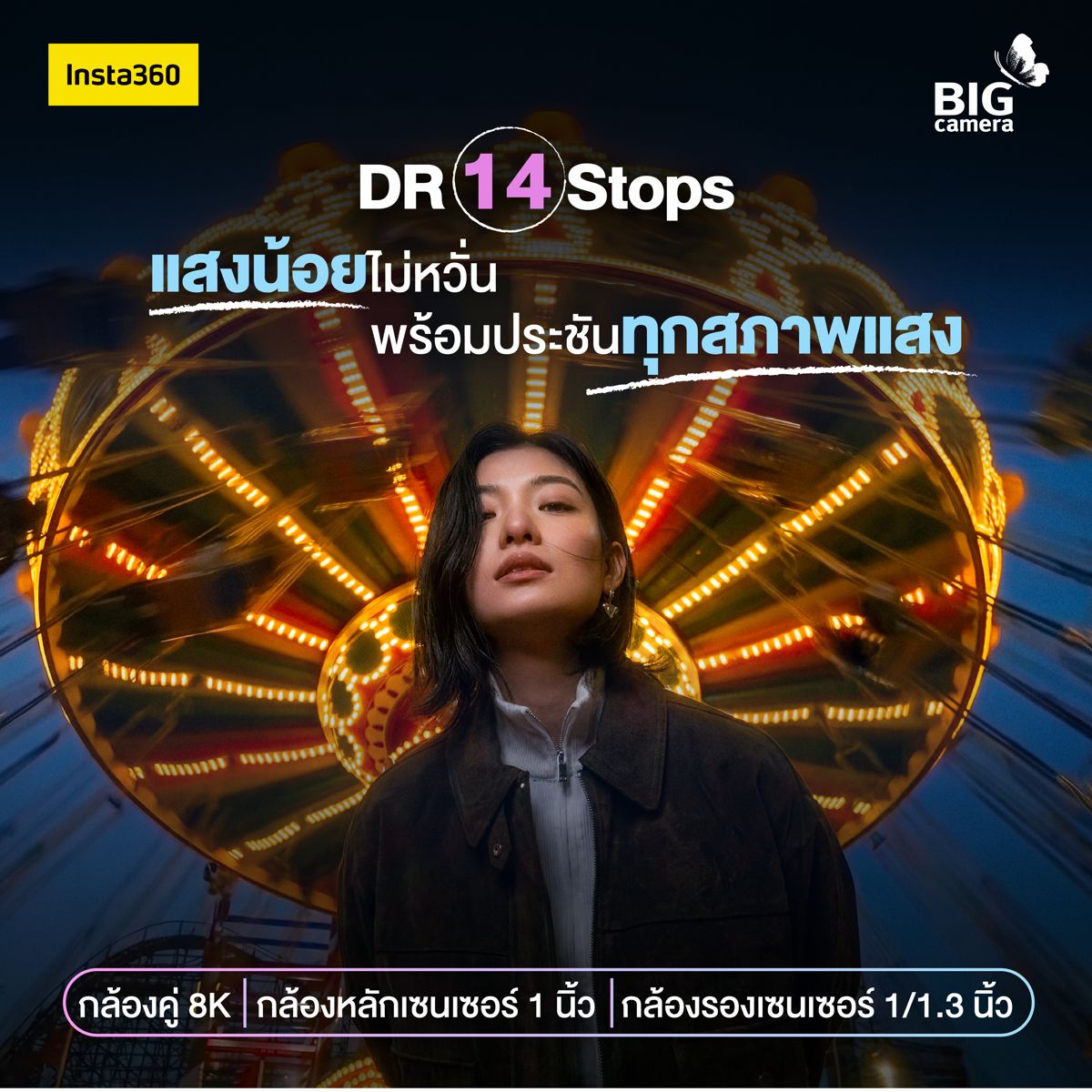 DR 14 Stops แสงน้อยไม่หวั่น พร้อมประชันทุกสภาพแสง